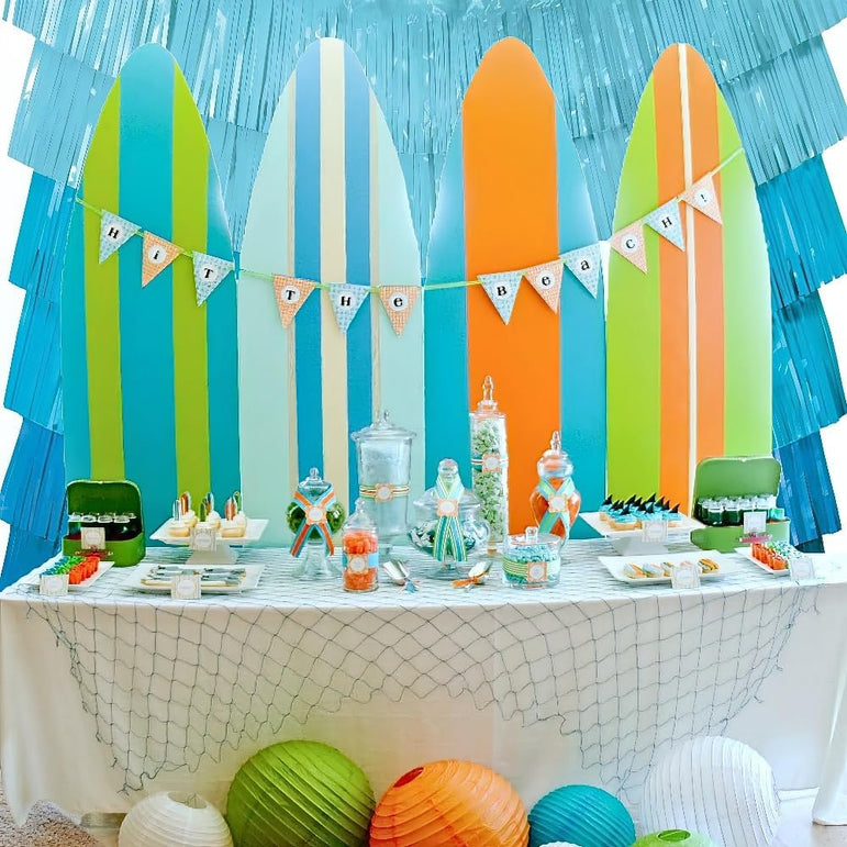 Pool Party Wall Decoration Banners 6pcs