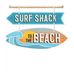 Beach Life Hanging Mdf Sign Decorations
