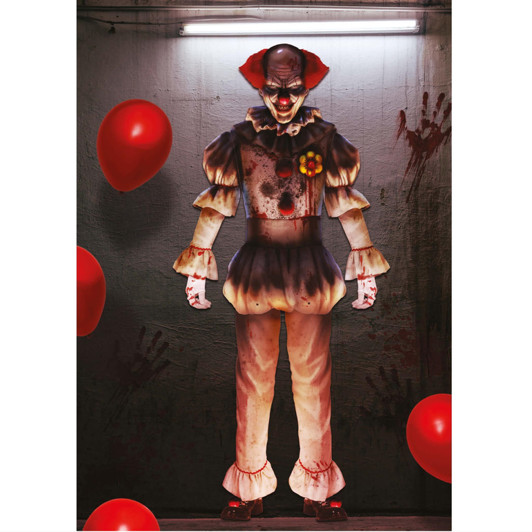 Clown Adhesive Decoration 180cm