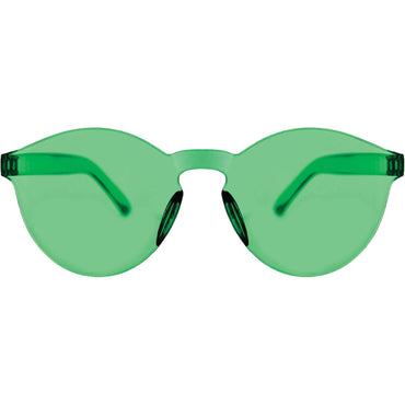 Frameless Green Coloured Glasses