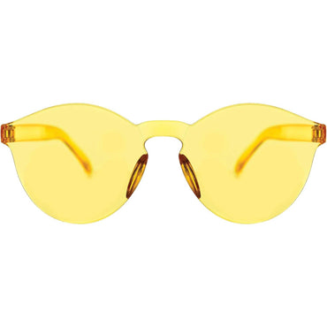 Frameless Yellow Coloured Glasses