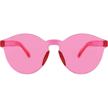 Frameless Pink Coloured Glasses