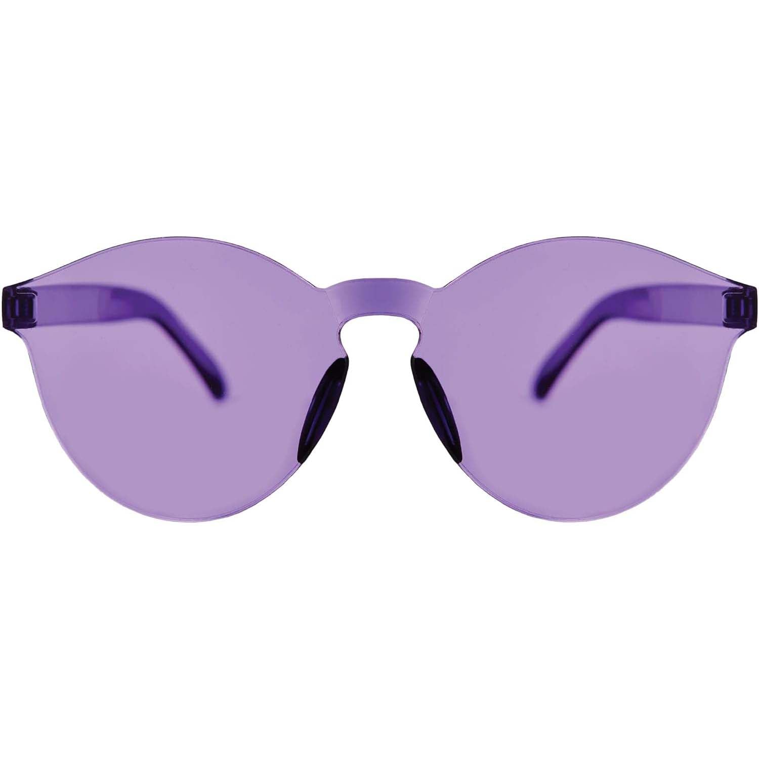 Frameless Purple Coloured Glasses