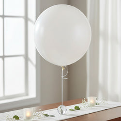 Frosty White Standard Latex Balloons 3ft