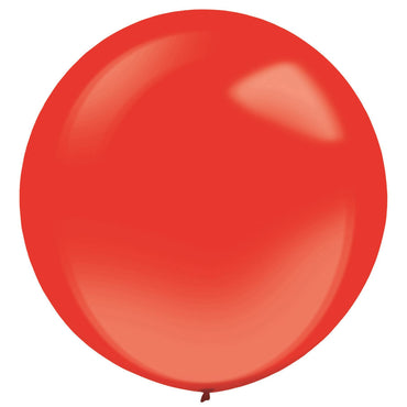 Apple Red Standard Latex Balloons 3ft