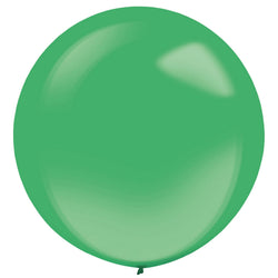Festive Green Standard Latex Balloons 3ft