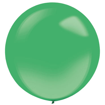 Festive Green Standard Latex Balloons 3ft