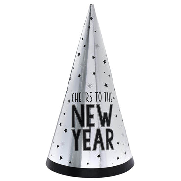 Cheers to The New Year Cone Hat 9inch 1pc