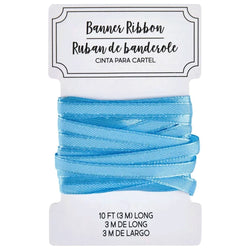 Blue Create Your Own Banner Ribbon