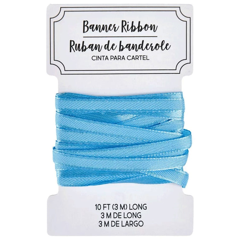 Blue Create Your Own Banner Ribbon