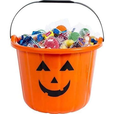 Orange Plastic Pumpkin Bucket