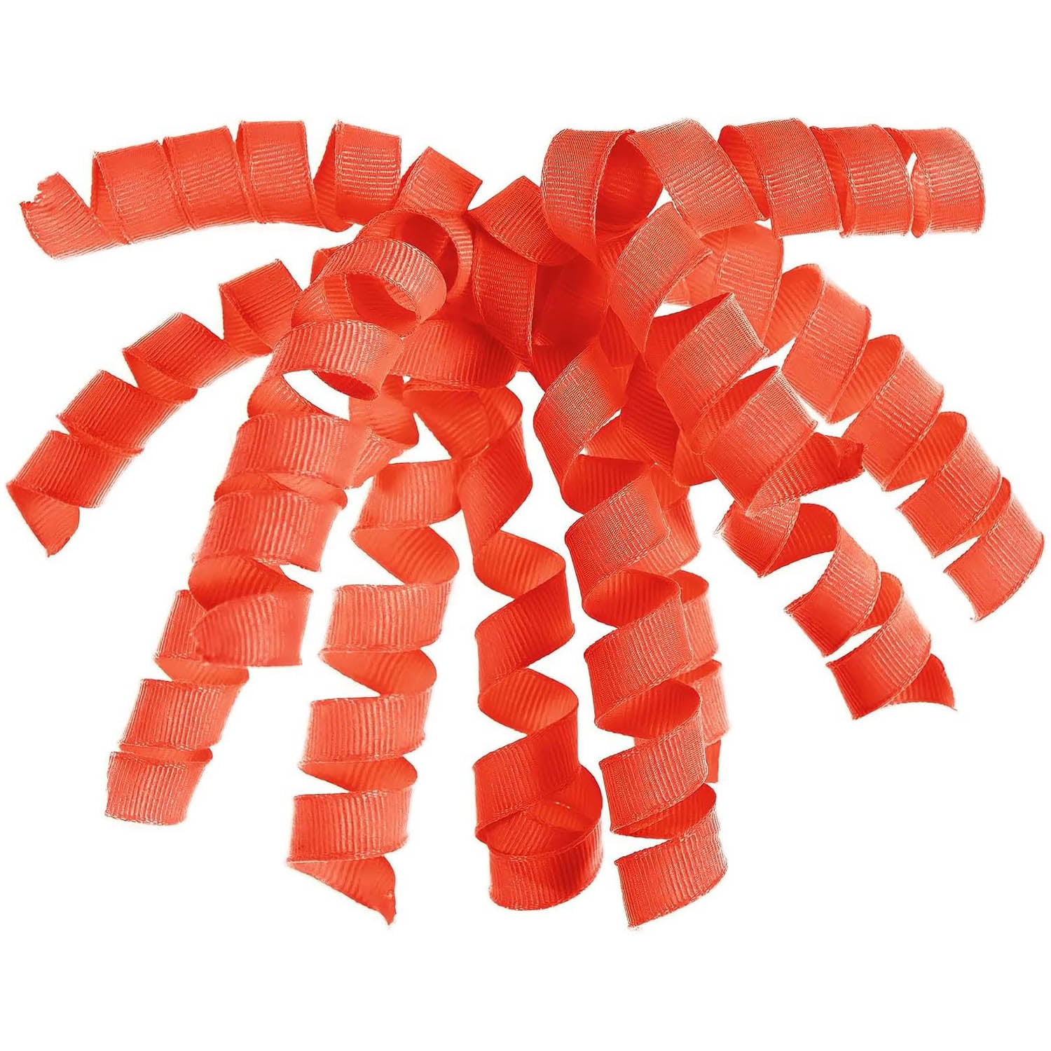 Neon Orange Grosgrain Gift Bows