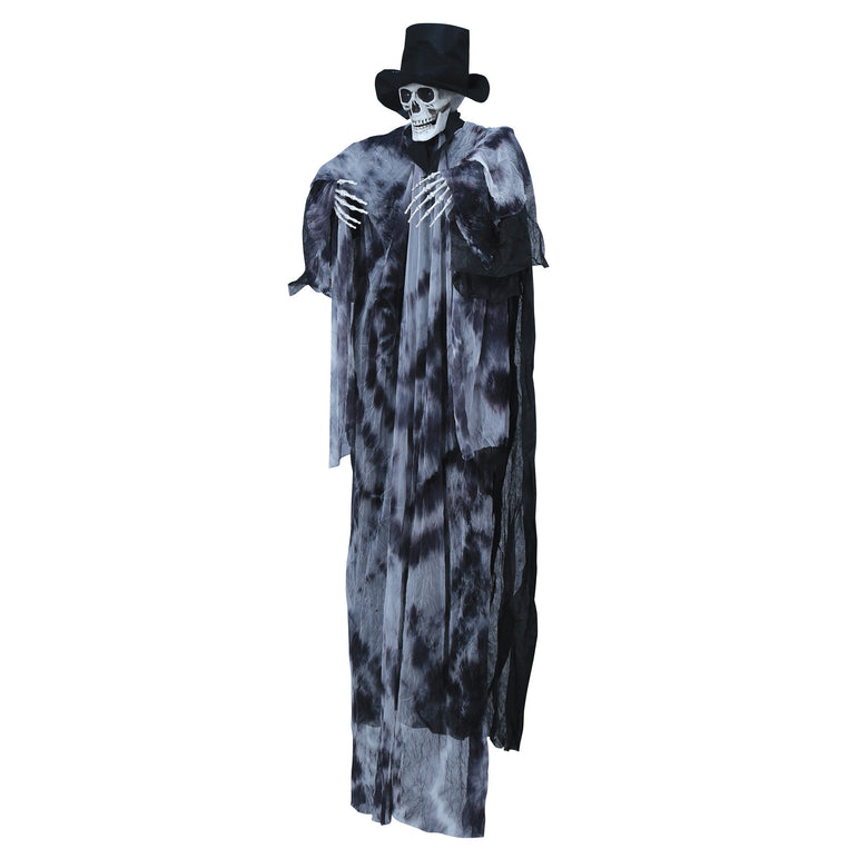 Halloween Hanging Skeleton Groom with Light Up Eyes 180cm