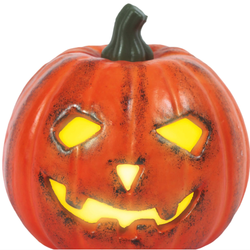 Pumpkin Foam with Light 16cm