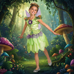 Child Tinker Bell Rainbow Classic Peter Pan Costume