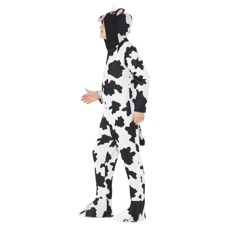 Child Hooded Cow Animal All-in-One Costume