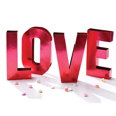 Love Foil Centrepiece