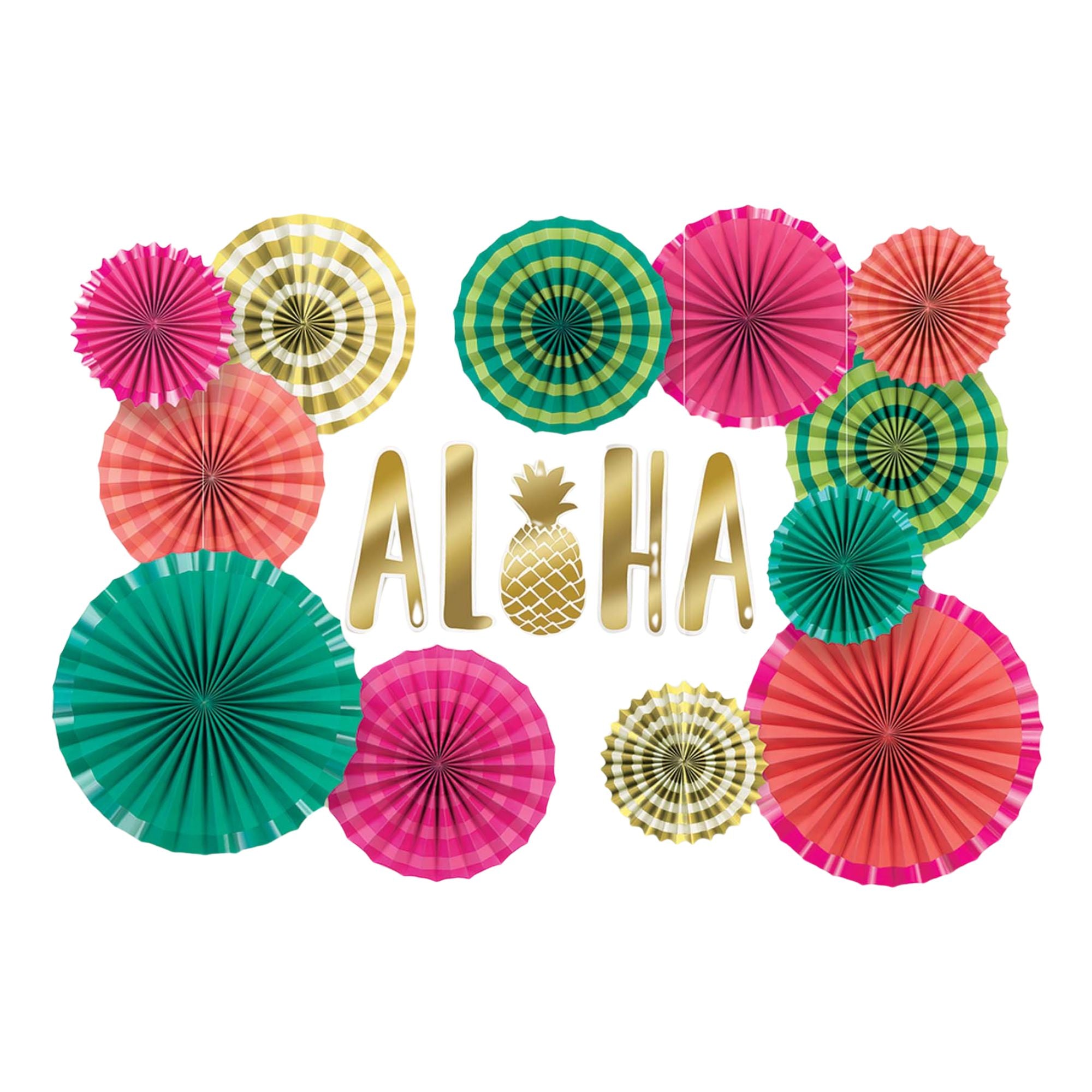 You Had Me At Aloha Deluxe Fan Decorating Kit 22pcs