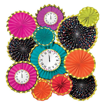 New Year's HS Paper Fan Decorating Kit