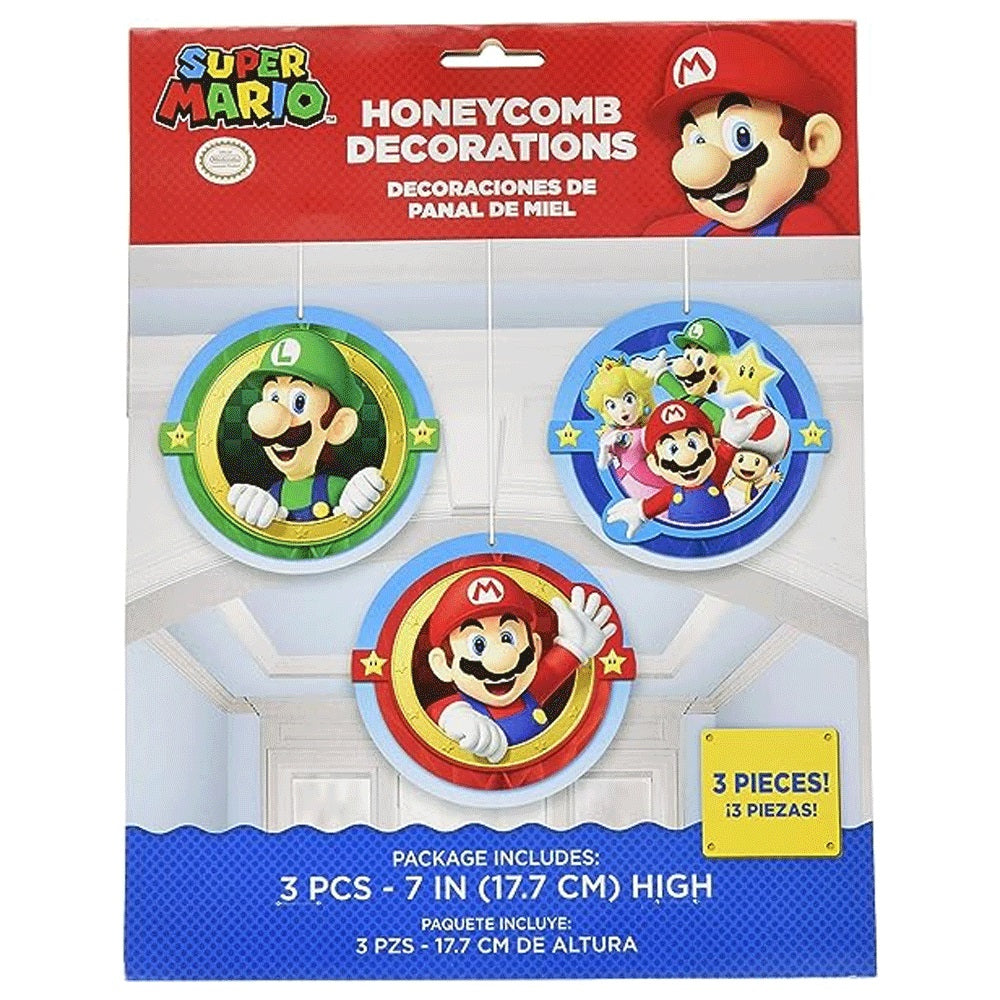 Super Mario Honeycomb Decoration