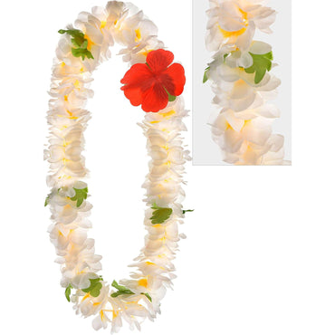 Stunning Hawaiian White Flower Lei