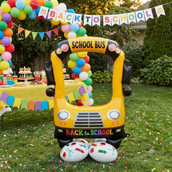 Selfie School Bus AirLoonz Balloon 104x142cm