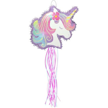 Enchanted Unicorn Deluxe Outline Pull Piñata