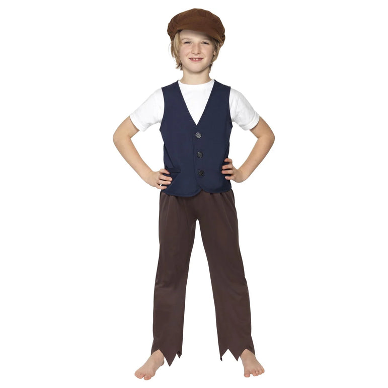 Child Victorian Poor Peasant Boy Kit Costume