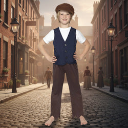 Child Victorian Poor Peasant Boy Kit Costume