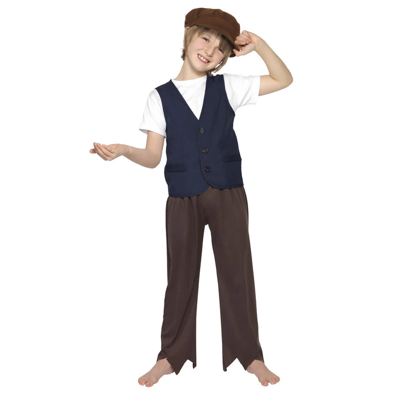 Child Victorian Poor Peasant Boy Kit Costume