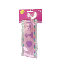 1st Birthday Girl Sash Fabric