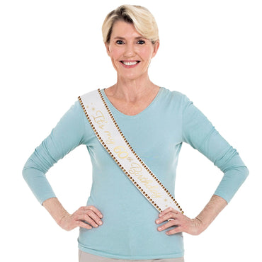 60th Golden Age Birthday Sash