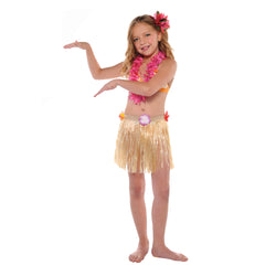 Child Plastic Luau Skirt