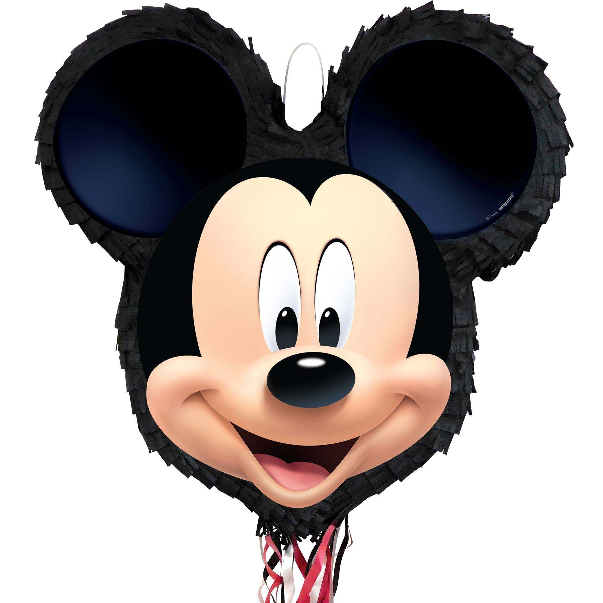 Disney Mickey Mouse Head Outline Pull Piñata