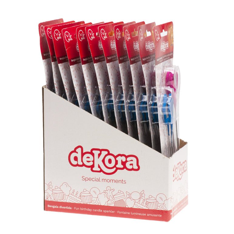 Stars and Heart Sparkler Blister Candle 4pcs