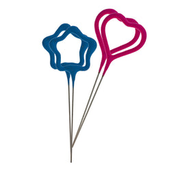 Stars and Heart Sparkler Blister Candle 4pcs