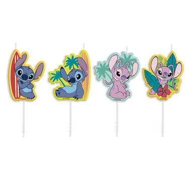 Disney Stitch Anniversary Candles 4pcs