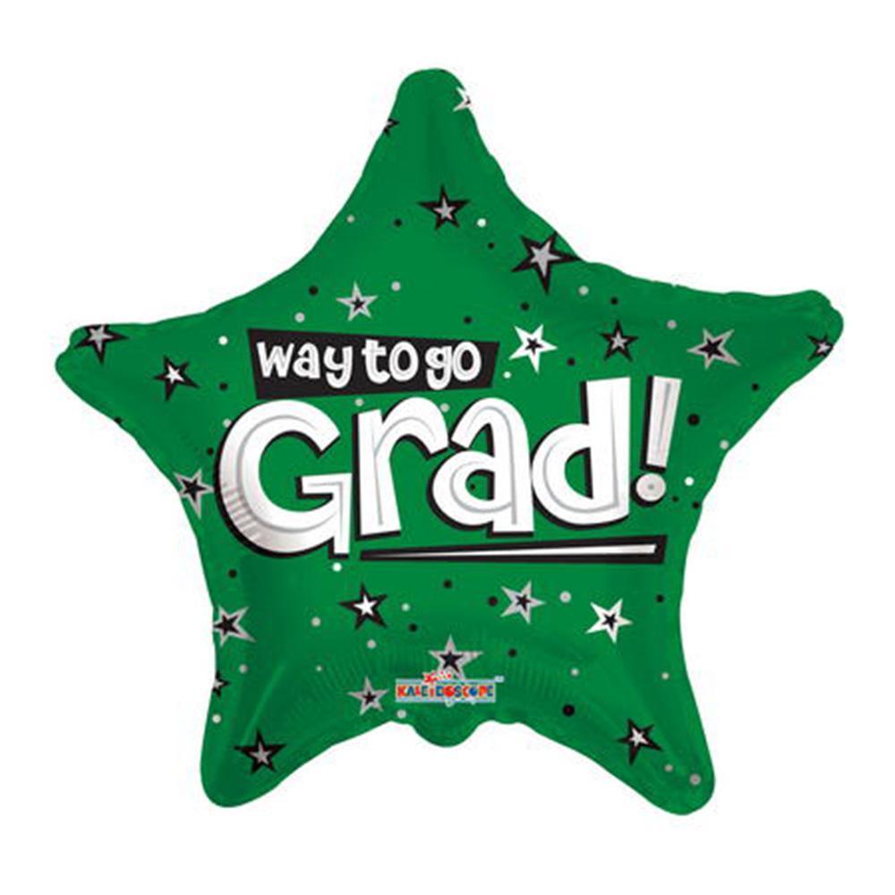 Way to Go Grad Star Mini Shape Foil Balloon