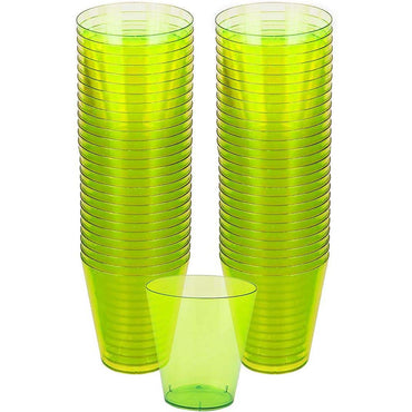 Kiwi Plastic Shot Glasses 2oz 100pcs
