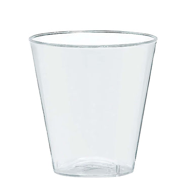 Clear Plastic Shot Glasses 2oz 100pcs