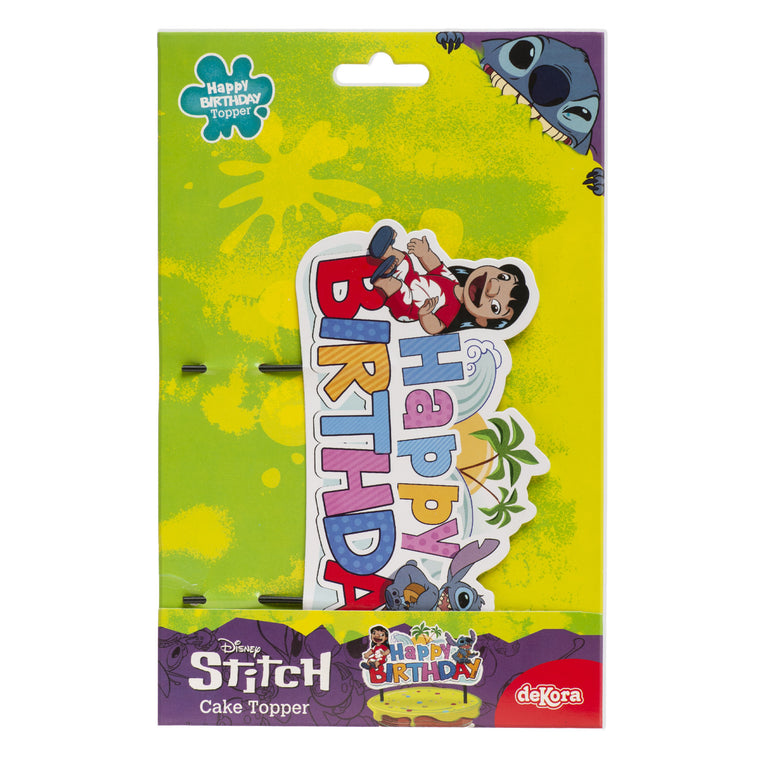 Disney Stitch Paper Cake Toppers 17.5cm