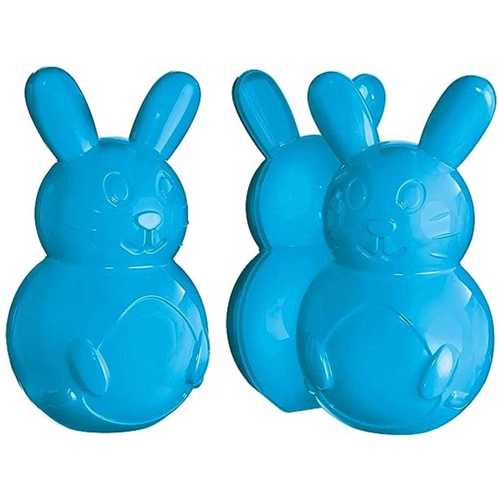 Blue Fillable Easter Bunny Plastic 6pcs