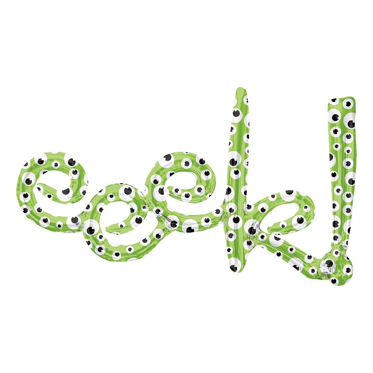 Eeek! Script Phrase Foil Balloon Balloons & Streamers - Party Centre