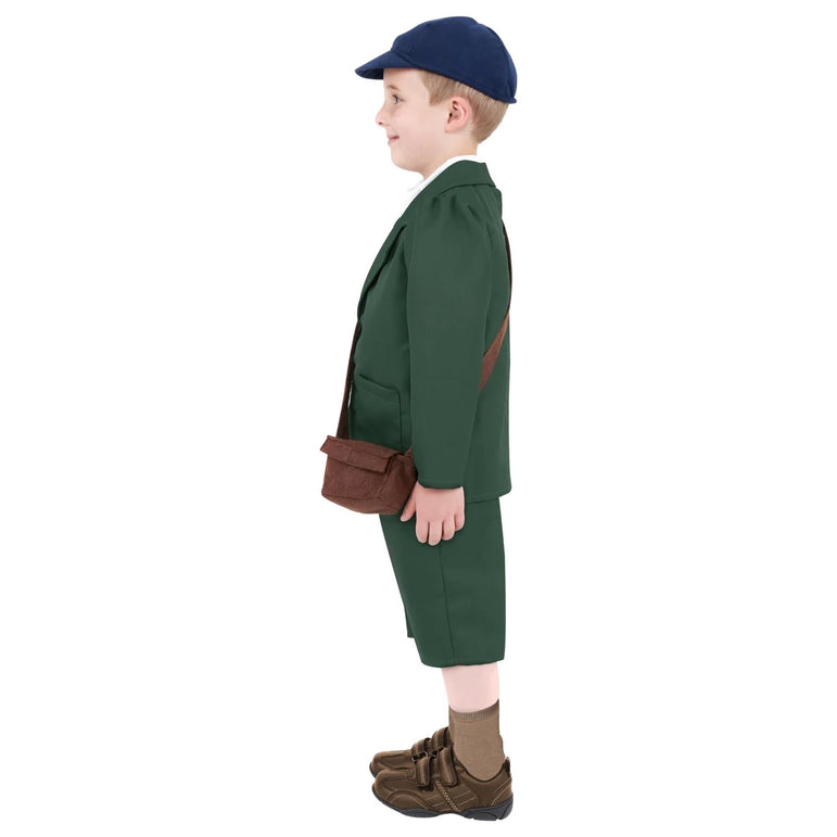 Child World War II Evacuee Boy Costume