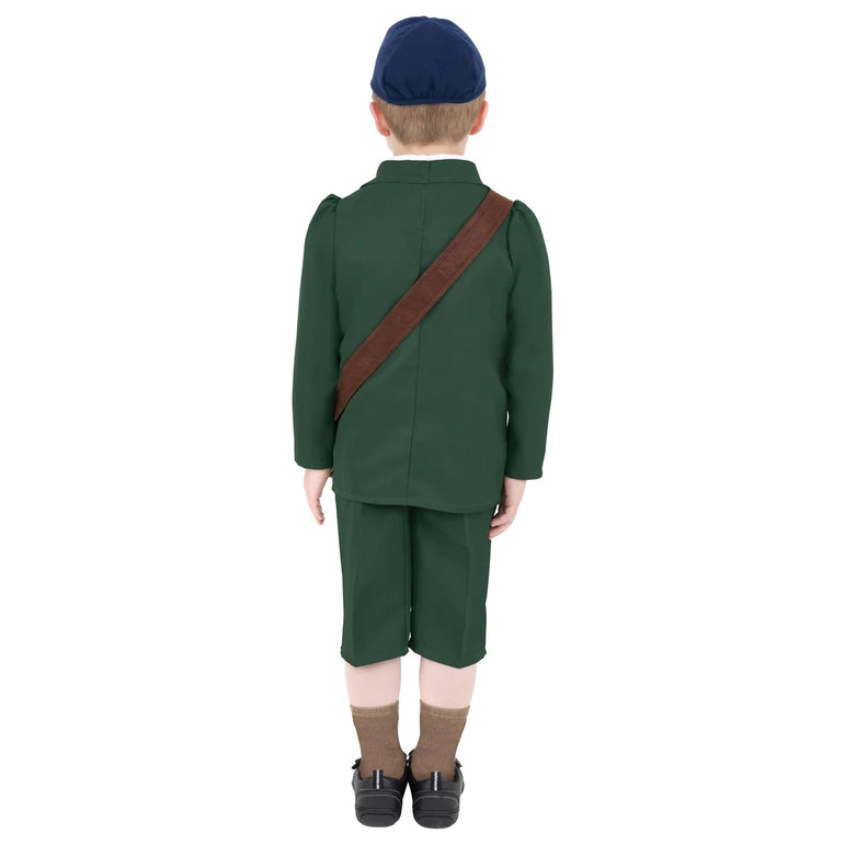 Child World War II Evacuee Boy Costume