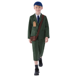 Child World War II Evacuee Boy Costume