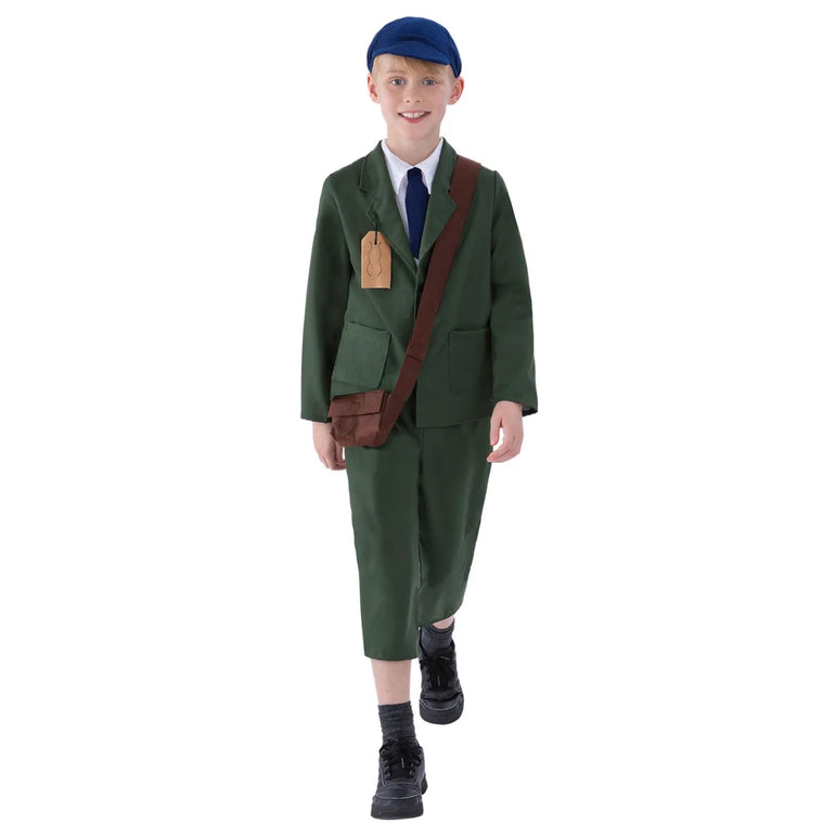 Child World War II Evacuee Boy Costume