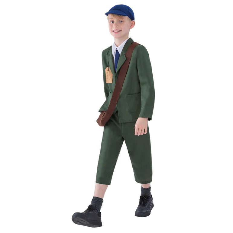 Child World War II Evacuee Boy Costume