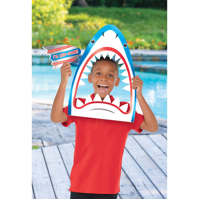 Shark Head Photo Prop Foil Board