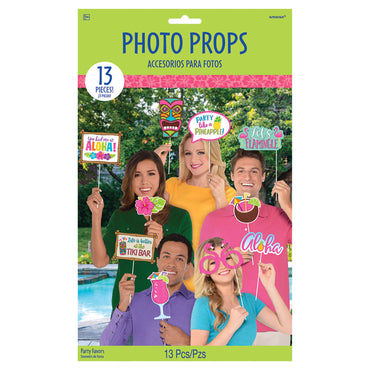 Tiki Photo Props 13pcs
